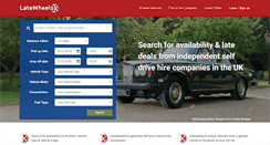 Desktop Screenshot of latewheels.com