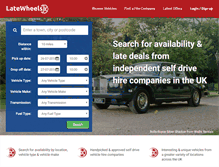 Tablet Screenshot of latewheels.com